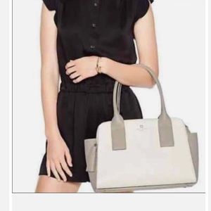 Kate Spade Southport Avenue LYDIA Porcelin Leather Satchel WKRU2720 Bag